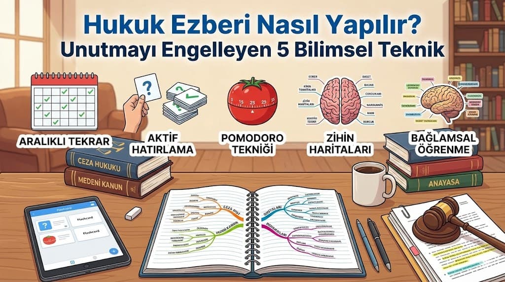 Hukuk Dersleri Ezber Teknikleri Görseli