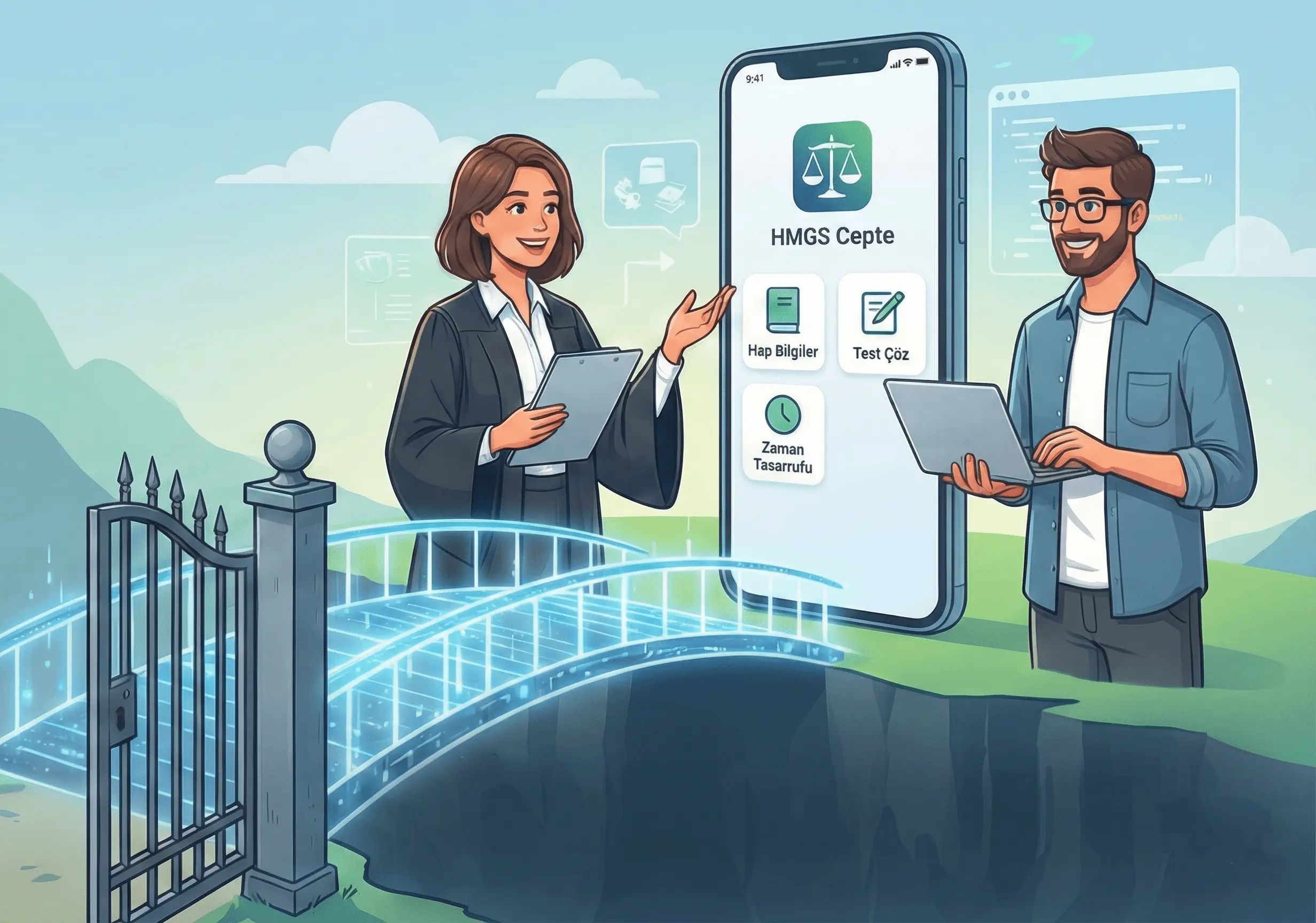 HMGS Cepte uzman içerik ekibi ve çalışma ofisi