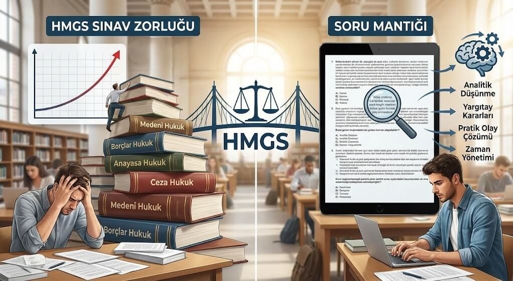 HMGS Sınav Zorluğu ve Soru Mantığı Görseli