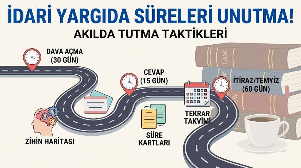 İdari Yargılama Usulü Süreleri Tablosu Görseli