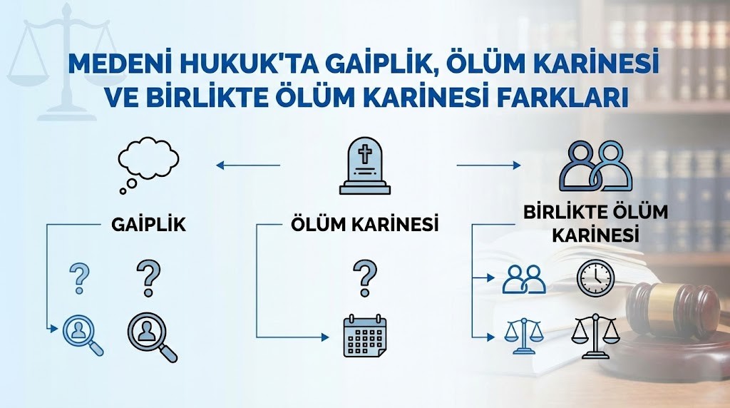 Medeni Hukuk Gaiplik ve Ölüm Karinesi Görseli
